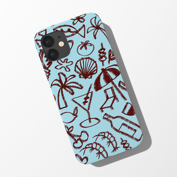 Summer Time Phone Case Durable iPhone Samsung Mobile Cover, 5 of 10