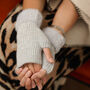 Fluffy Cuff Fingerless Gloves Alpaca Wool Blend – Four Colourways, thumbnail 11 of 12