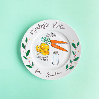 Personalised Christmas Eve Plate, 5 of 6