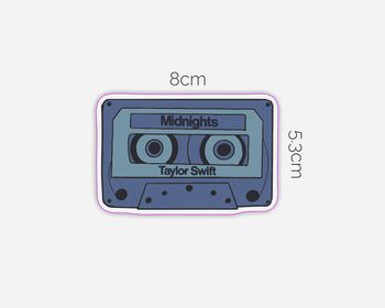 Taylor Swift Cassette Midnights Sticker, 2 of 2