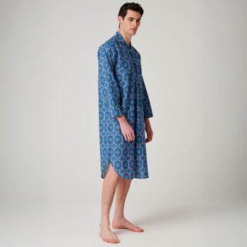 Men's 'Marrakesh Paisley' Crisp Cotton Nightshirt, 2 of 4