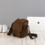 Compact Canvas Leather Dslr Camera Bag, thumbnail 7 of 12