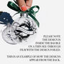 Personalised First Christmas Wreath Glass Bauble, thumbnail 3 of 4