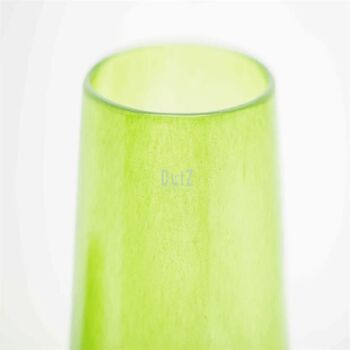 Glass Vase Robert Jungle Green Colour By Dut Z, 2 of 7