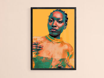 Colourful Portrait Art Print, 6 of 12