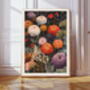 Japanese Abstract Flower Art Print, thumbnail 1 of 4