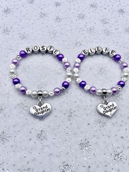 Personalised Great Granddaughter Bracelet, 10 of 12