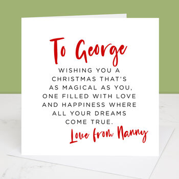 Personalised Magical Christmas Card, 3 of 3