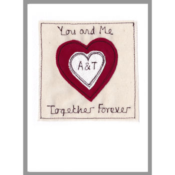 Personalised 40th Ruby Wedding Anniversary Card, 2 of 11