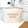 Random Stuff Zipped Storage Bag Pouch, thumbnail 2 of 4