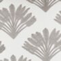 Andaman All Over Palm Print Floor Cushion Cover In Grey, thumbnail 6 of 6