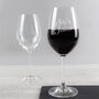 Personalised 'Juice' Crystal Wine Glass, thumbnail 1 of 2
