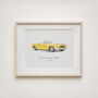 Personalised Car Portrait, Hand Drawn Gift For Him, thumbnail 3 of 12
