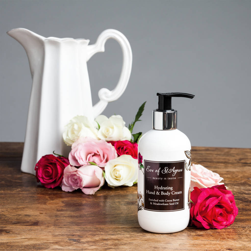 organic soap and hand cream gift set by eve of st. agnes