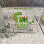 Personalised Dinosaur Birthday Acrylic Block, thumbnail 4 of 6