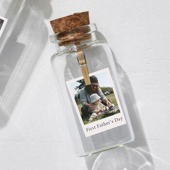 Personalised Father's Day Mini Photo In A Bottle, 3 of 3