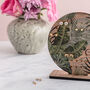 Personalised Round Tropical Earring Stand, thumbnail 3 of 8