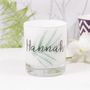 Personalised Botanical Round Scented Candle For Her, thumbnail 6 of 6