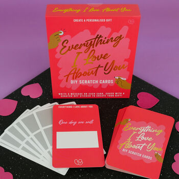 Diy Scratch Cards Everything I Love About You, 2 of 6