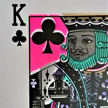 'King Of Clubs' Neon Limited Edition Print, 10 of 12