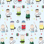 Sporty Boys Gift Wrap One Sheet, thumbnail 2 of 3