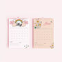 2024 Pink Daisy Calendar, thumbnail 6 of 7