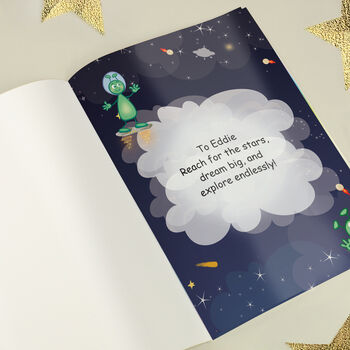 Personalised Space Story Book, 5 of 12