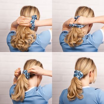 Manchetser City Football Club Icons Hair Scrunchie, 3 of 8