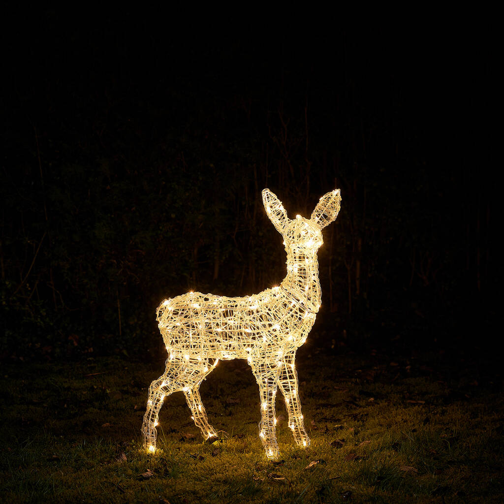 Swinsty Fawn Dual LED Plug In Light Up Reindeer By Lights4fun