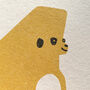 M For Meerkat Children's Initial Print, thumbnail 2 of 3