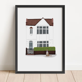 Personalised Illustrated House Portrait, 2 of 8