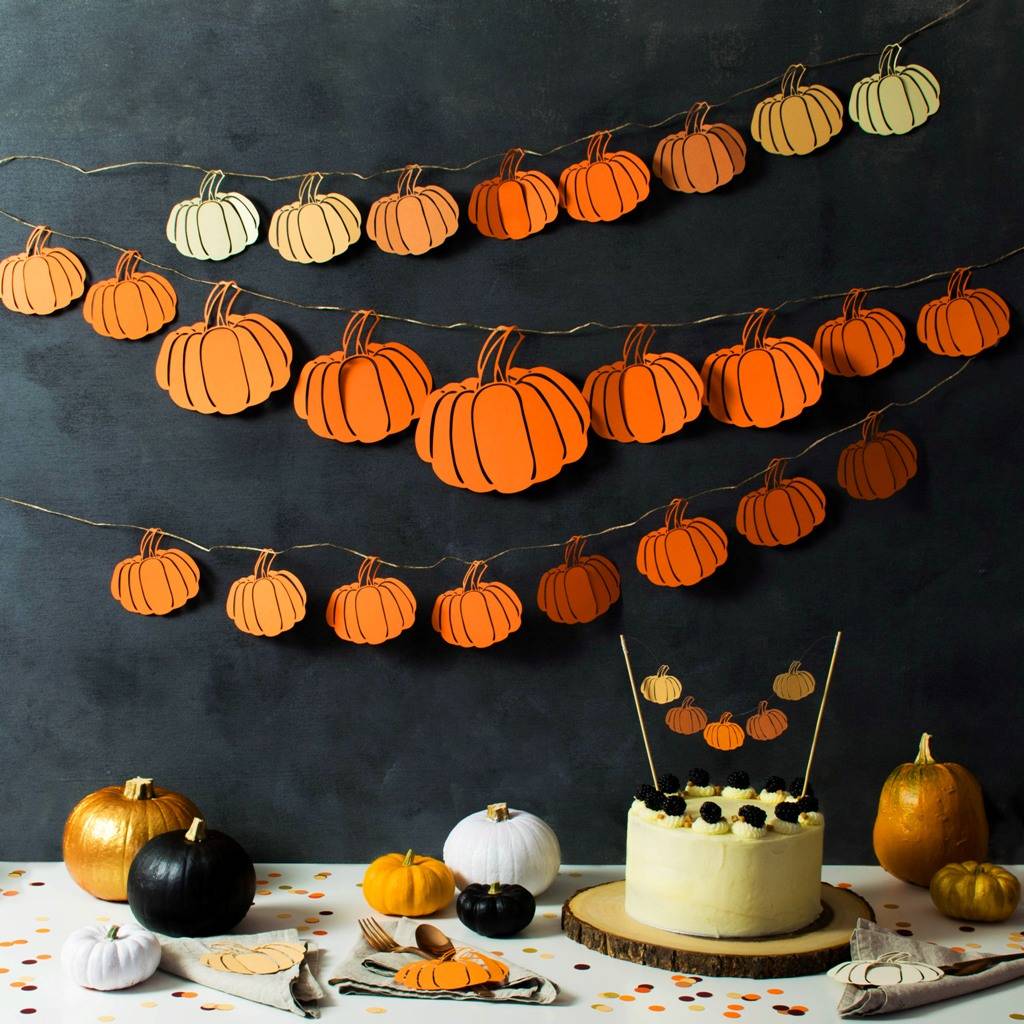  halloween  pumpkin party  decoration  kit  by rosie and the 