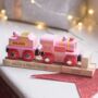 Pink Train With Personalised Track, thumbnail 1 of 2