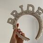 Personalised Pearl Headband Crown Bridal Birthday, thumbnail 3 of 4