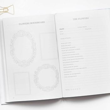 Wedding Planner Book Eucalyptus | Engagement Gift, 4 of 12