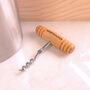 Personalised Wooden Handled Corkscrew, thumbnail 3 of 5