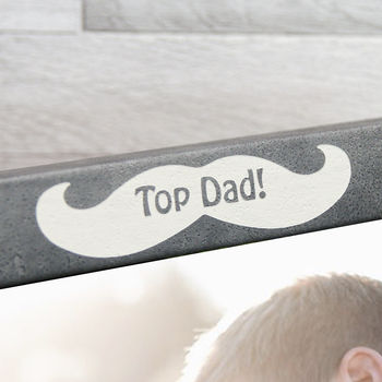 Personalised Stone Effect Father's Day Photo Frame, 2 of 4