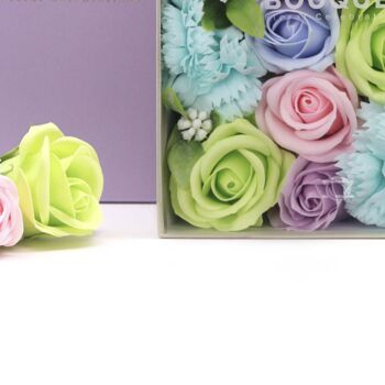 New Baby Flower Bouquet Gift Box Soaps | Faux Flowers, 4 of 11