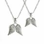 Mother And Daughter Angel Wings Necklace Set, thumbnail 4 of 5