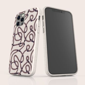 Abstract Lines Biodegradable Phone Case, 3 of 9