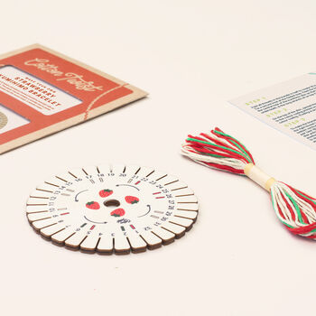 Make Your Own Strawberry Kumihimo Bracelet, 2 of 6