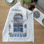 Personalised Watercolour First Home New Home Tea Towel, thumbnail 2 of 7