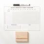 Personalised Monthly Habit Tracker Acrylic Sign, thumbnail 3 of 9