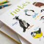 Cheeky Birds A5 Recycled Notebook, thumbnail 3 of 7