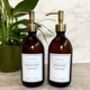 Classic Amber Bottles With Personalised Signature Label, thumbnail 4 of 6