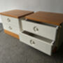 Pair Mid Century Bedside Cabinets By Stag, thumbnail 2 of 6