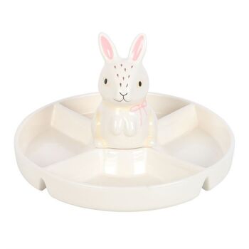 Easter Bunny Serving Platter Snack Dish, 6 of 6