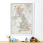 UK Classic Map Print, thumbnail 2 of 4
