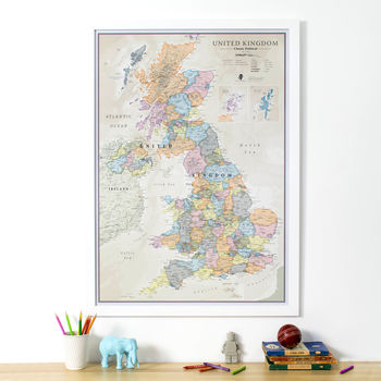 UK Classic Map Print, 2 of 4