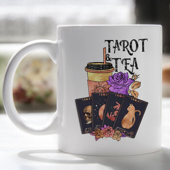 Funny Tea And Tarot Mug, 3 of 4